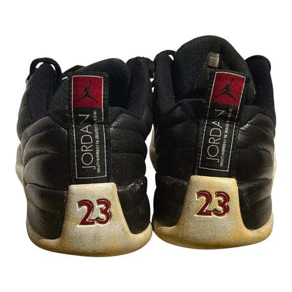 Nike Air Jordan 12 Retro Low Playoff Black White Mens Size 7.5 308317-001 - Picture 5 of 8